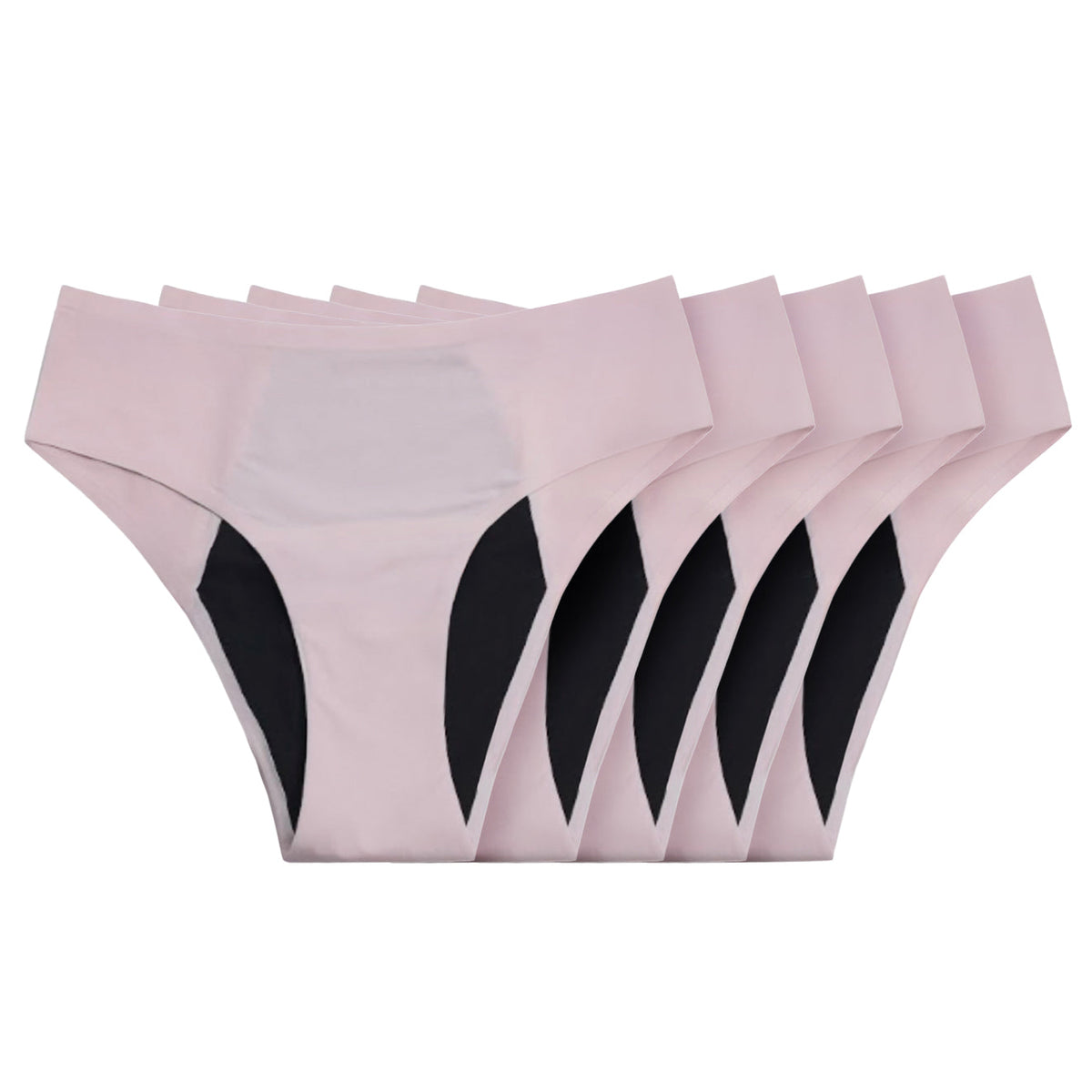 NOVIDADE: Cuecas Sem Costuras Estilo Biquíni à Prova de Fugas (Packs de Absorção Forte)