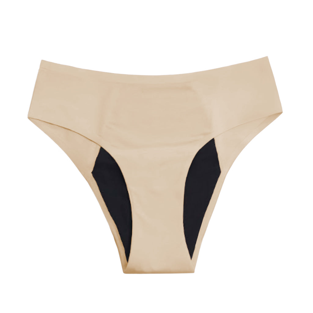 NOVIDADE: Cuecas Sem Costuras Estilo Biquíni à Prova de Fugas (Packs de Absorção Forte)