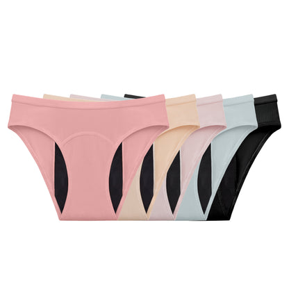 Cuecas Estilo Biquíni à Prova de Fugas (Packs de Absorção Forte)