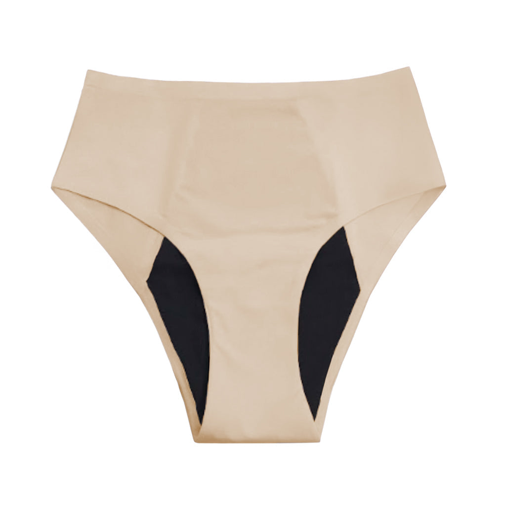 NOVIDADE: Cuecas Sem Costuras de Cintura Subida à Prova de Fugas (Packs de Absorção Forte)